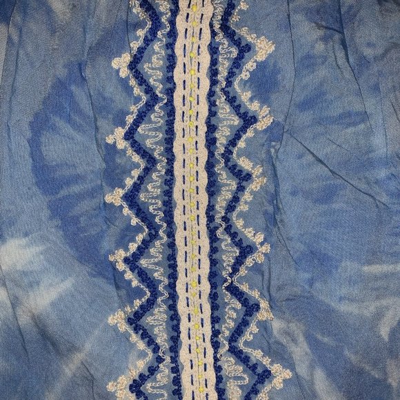 Skemo Aztec Tie-dye Tank Blouse - Picture 2 of 6